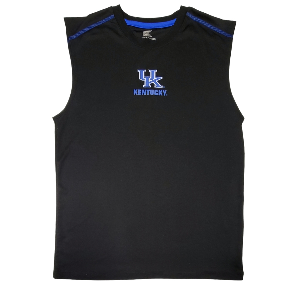 University of Kentucky • UK Black Athletic Tank Top • Sleeveless Muscle Training